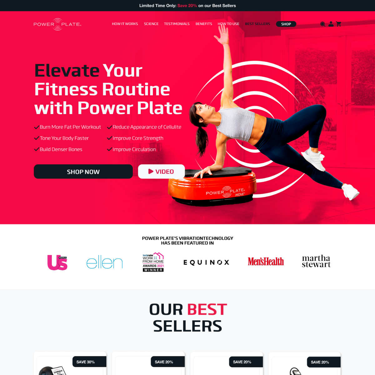 Power Plate – Fitness E-commerce