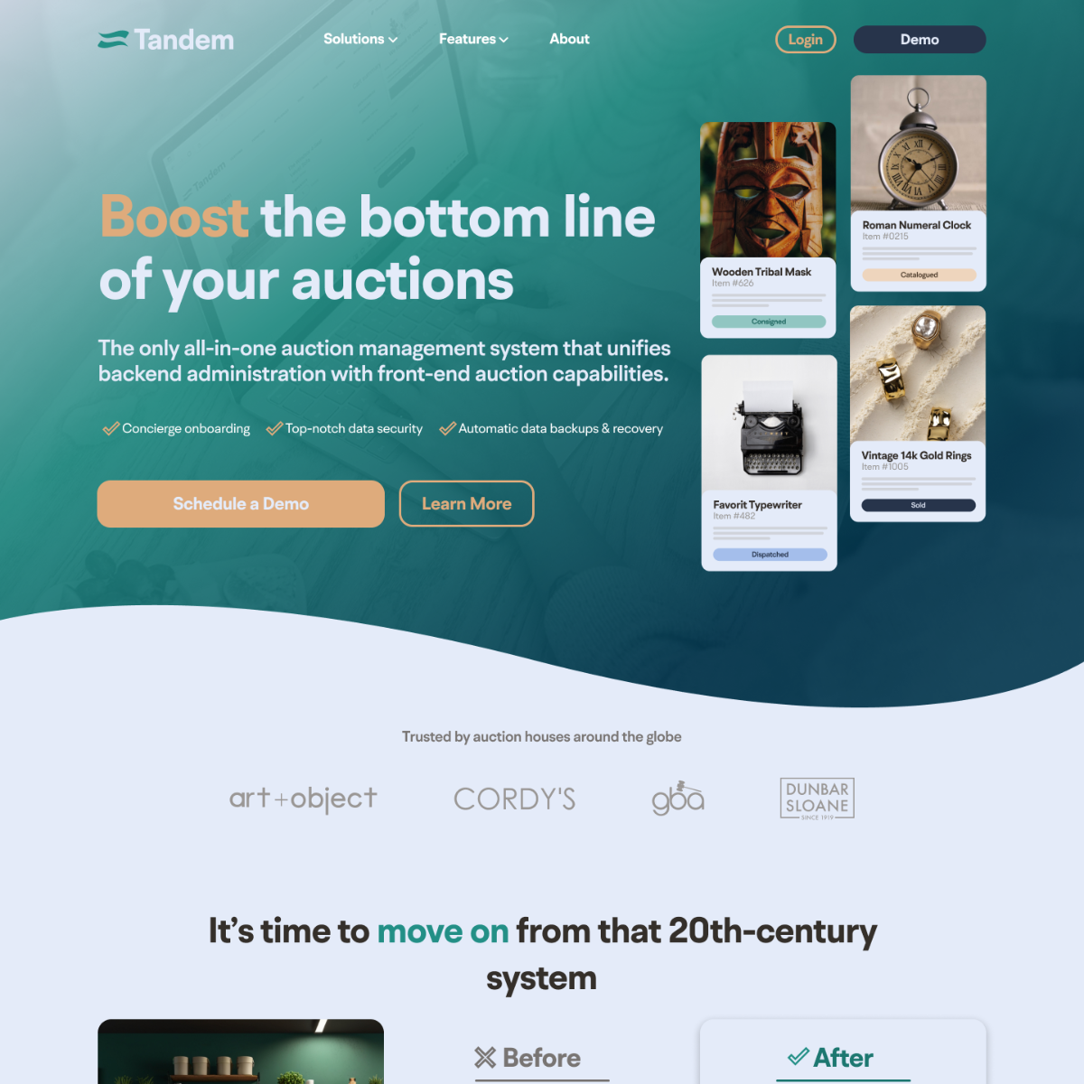 Tandem – Auction Management Platform